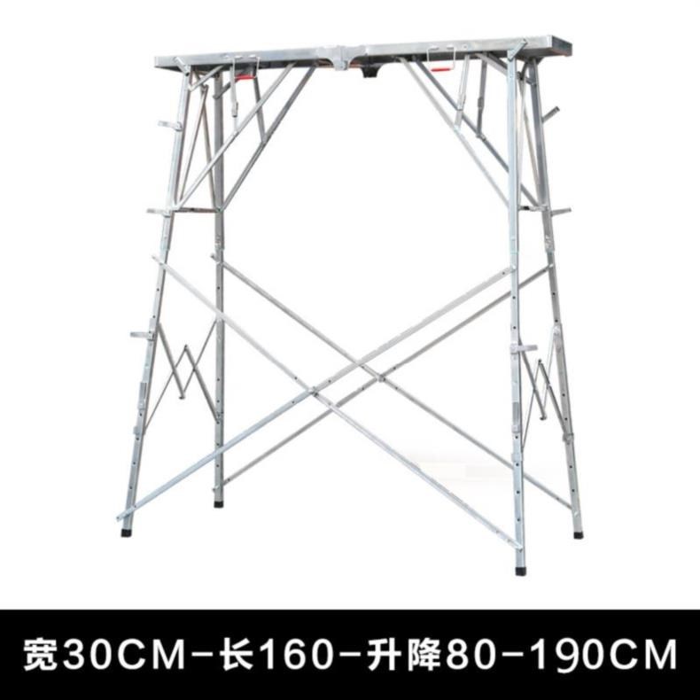刮腻子可脚手架高脚升降建筑施工踩板调节室内高架收缩折叠凳支u.