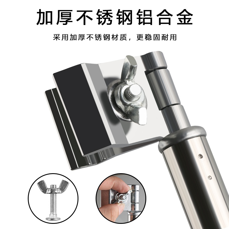极速新品车雨伞支架电动车单车u遮阳伞固定N夹婴儿推车伞架自行车