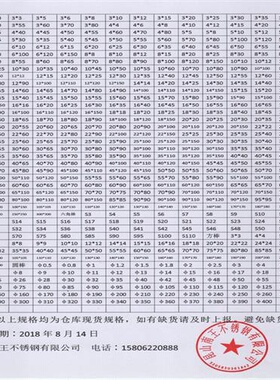 新品1 303 30l4 316L不锈钢扁钢实心H冷拉方钢板条棒型材料不定制