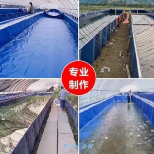 防水布牢固鱼池室外简易家用防渗帆布龙虾园林养殖大棚水池蓄大棚