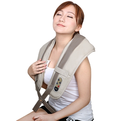 朗康按摩披肩颈椎按摩器肩颈捶打颈部肩部腰背部按摩枕家用敲敲乐