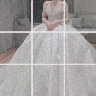 starry sky Wedding dress 2020 new pattern temperament bride Simplicity Sen family one word French Retro Tailingin the Women's clothing/Boutique , Wedding/Cheongsam/Formal dress , Wedding  category - from Buy2taobao.com to provide professional Taobao agent buy service