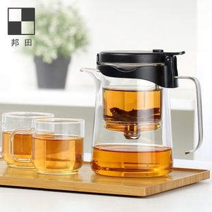 可拆洗玻璃内胆杯全过滤红茶泡茶壶家用简易沏茶冲茶茶具