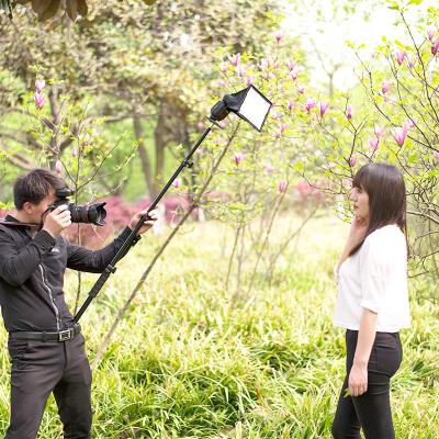 Photography lamp holder portable flashlight set top handheld led photography lamp horizontal arm external shooting extension rod