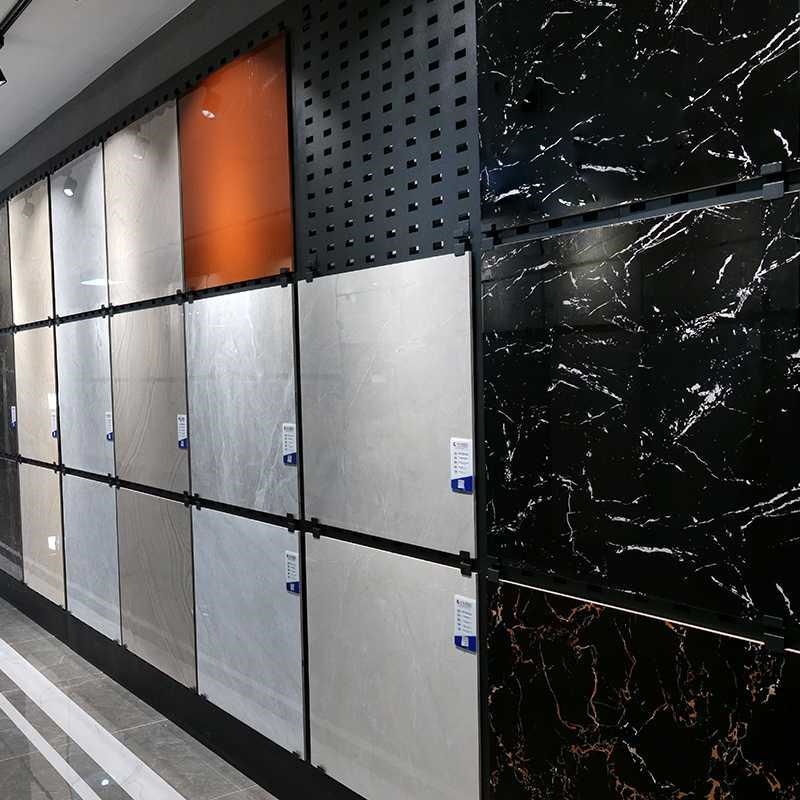 瓷砖展架陶瓷展架地砖洞洞板展示架冲孔样品货架挂可拼接