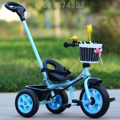 3岁折叠婴儿推车办公室幼童用的可手推三轮车儿童脚踏车自行2岁