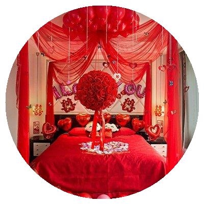 出嫁新房女生装扮女方韩版婚房装饰套装创意布置个性背景墙摆件