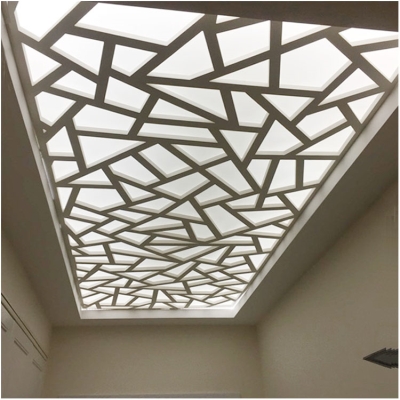 pvc木塑隔断木花格花板中式电视屏风镂空密度板墙通玄关吊顶背景