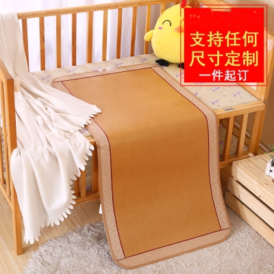 夏天婴儿婴儿床凉席90cmx50cm幼儿两面70x150丝垫子薄款通用15