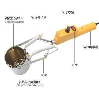 熔化炉手提式熔锡炉式炉铅块熔化铅电热融炉焊锡熔炉铅丝手持融化