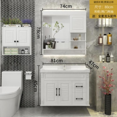 欧式洗面台组合柜 图片 价格 多少钱 什么值得买