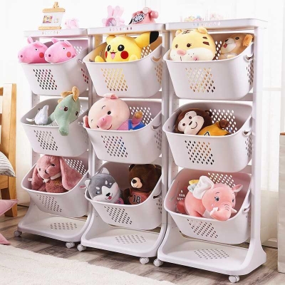 宝宝玩具收纳架儿童玩具整理储蓄柜家用房间客厅多层置物收纳架