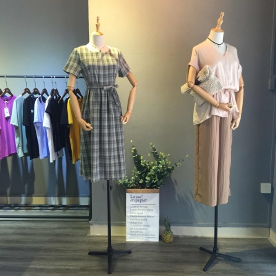 女式人模架子落地服装店模特女落地式摆件装饰.展示模具店铺高端