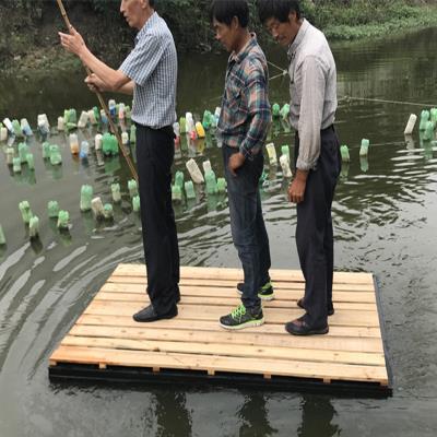浮桥加厚双体船养殖船用泡沫水上浮台浮筒浮箱浮板船码头养鱼船用