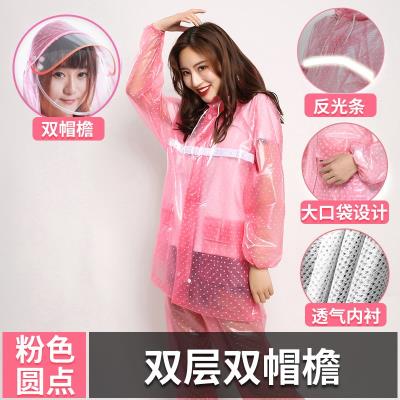 新款裤子雨裤单人雨衣套装透明漂流男士女装套装女款时尚徒步女士
