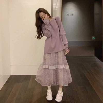 小个子150两件套装初秋早秋高冷系质成熟秋冬约会套装女心机大码