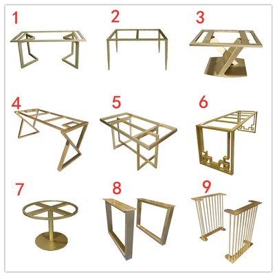 铁架大板 焊 定做 定制桌腿焊接支架桌吧台桌架铁架办公桌电脑桌