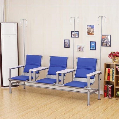。体育馆体闲等候椅点滴椅美发店休息区等候椅铁沙发联椅公园双人