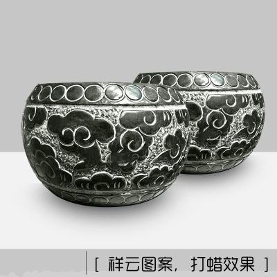 仿石雕中式别墅庭院小抱鼓石门当户对门墩石墩门口镇宅石鼓摆件