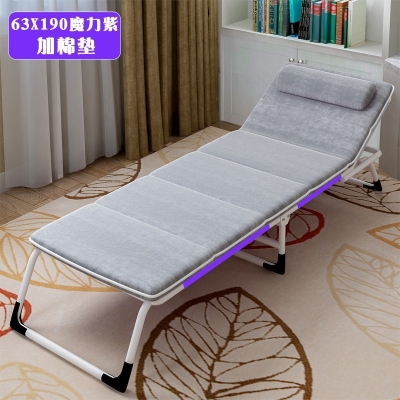 轻便小折叠床便携式超轻推拉旅行床竹床简易床沙滩帐篷帆布布新款