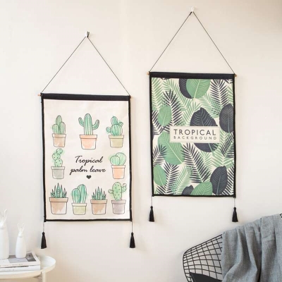 墙面装饰挂件ins风背景墙挂布卧室墙上装饰房间的小饰品墙壁挂饰