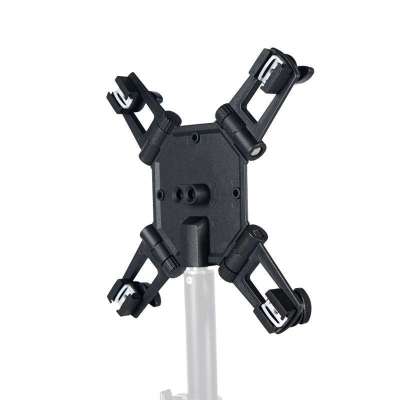 Four lamp holder folding flashlight lamp holder flashlight holder base umbrella joint double umbrella hole