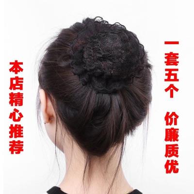 舞蹈芭蕾盘发套发兜头发隐形发网高弹力辫r子盘发网兜