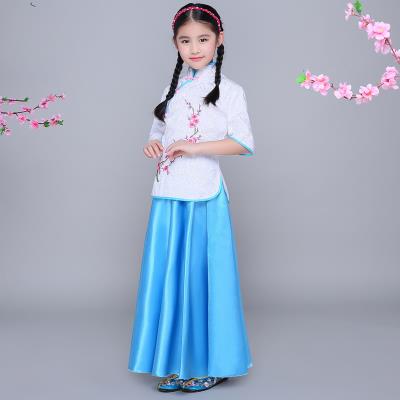 六一新款儿童古装民国装中国风刺绣小姐装古筝演出诗歌朗诵合唱服在类目 女装/女士精品, 唐装/民族服装/舞台服装, 民族服装/舞台装中 - 来自Buy2taobao.com提供专业的淘宝代购服务