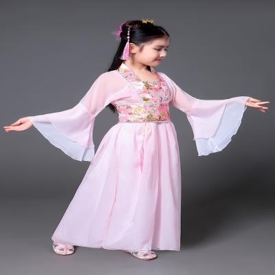 服装女汉族儿童女汉服女孩学生古装古代齐胸襦裙汉唐
