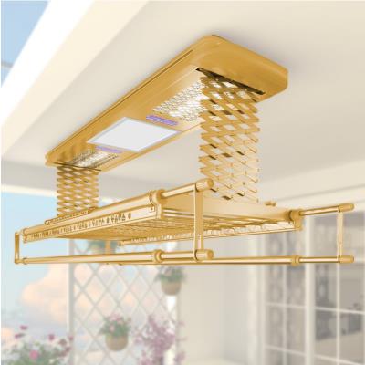 晒被子集成吊顶自动晾衣架升降可升降隐藏式遥控伸缩晾衣机专用遥