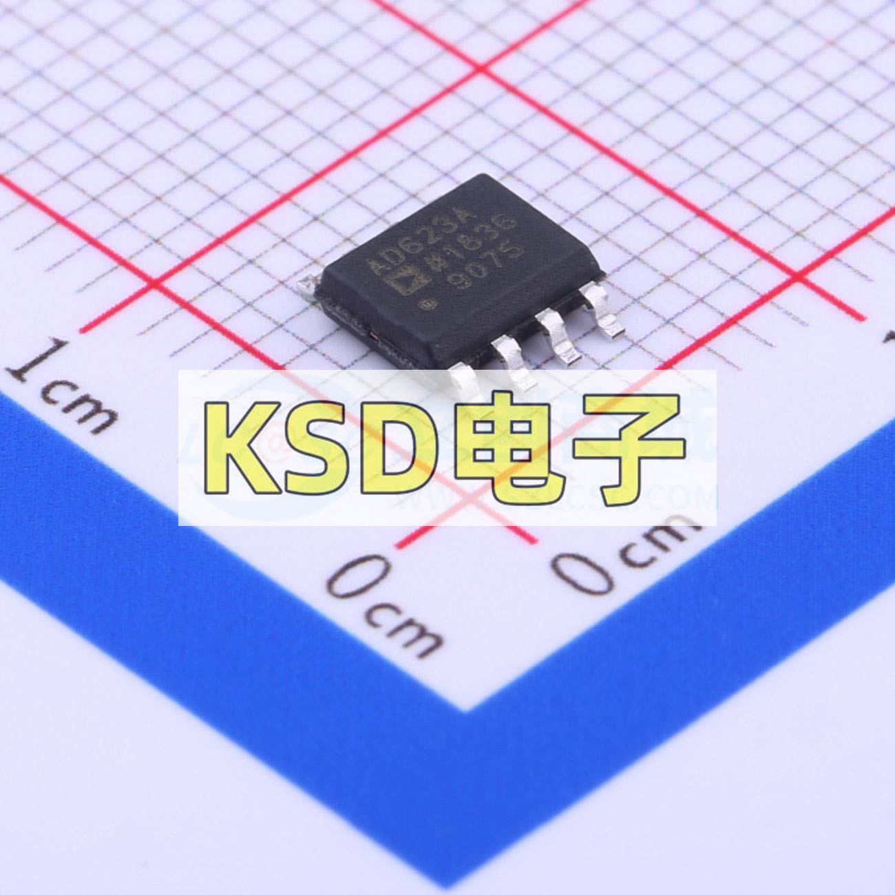 AD623ARZ-R 7SOIC-8 单电源轨到轨低成本仪表放大器芯片 全新原装
