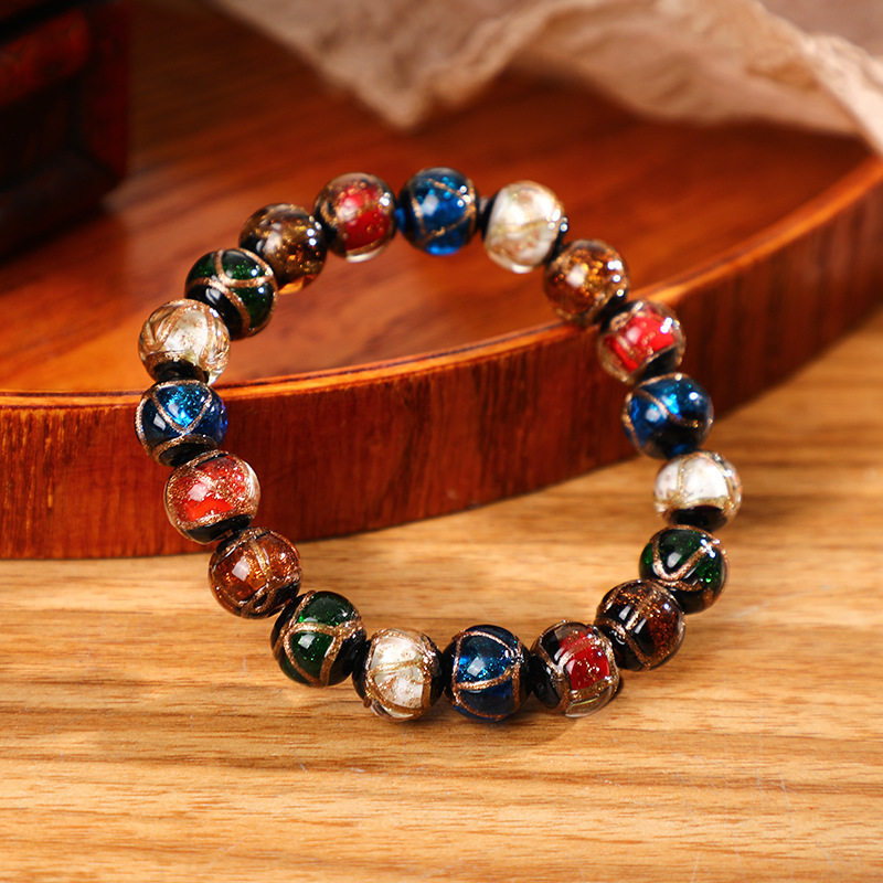 같은 스타일의 옛 진궁 별 향재 유약 오행 다보금 삼키는 짐승 남녀 패션 팔찌