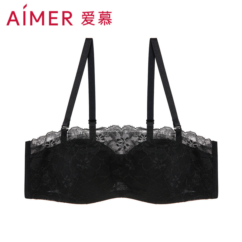 爱慕正品1/2杯中厚模杯带钢圈中厚聚拢礼服抹胸AM128261