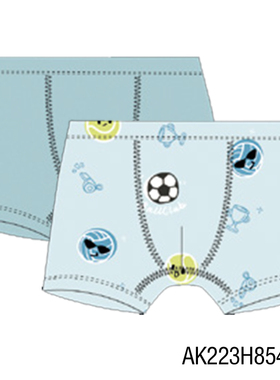 【2条装】aimer儿童内裤男女童宝宝平角裤女男孩短裤modle夏内裤