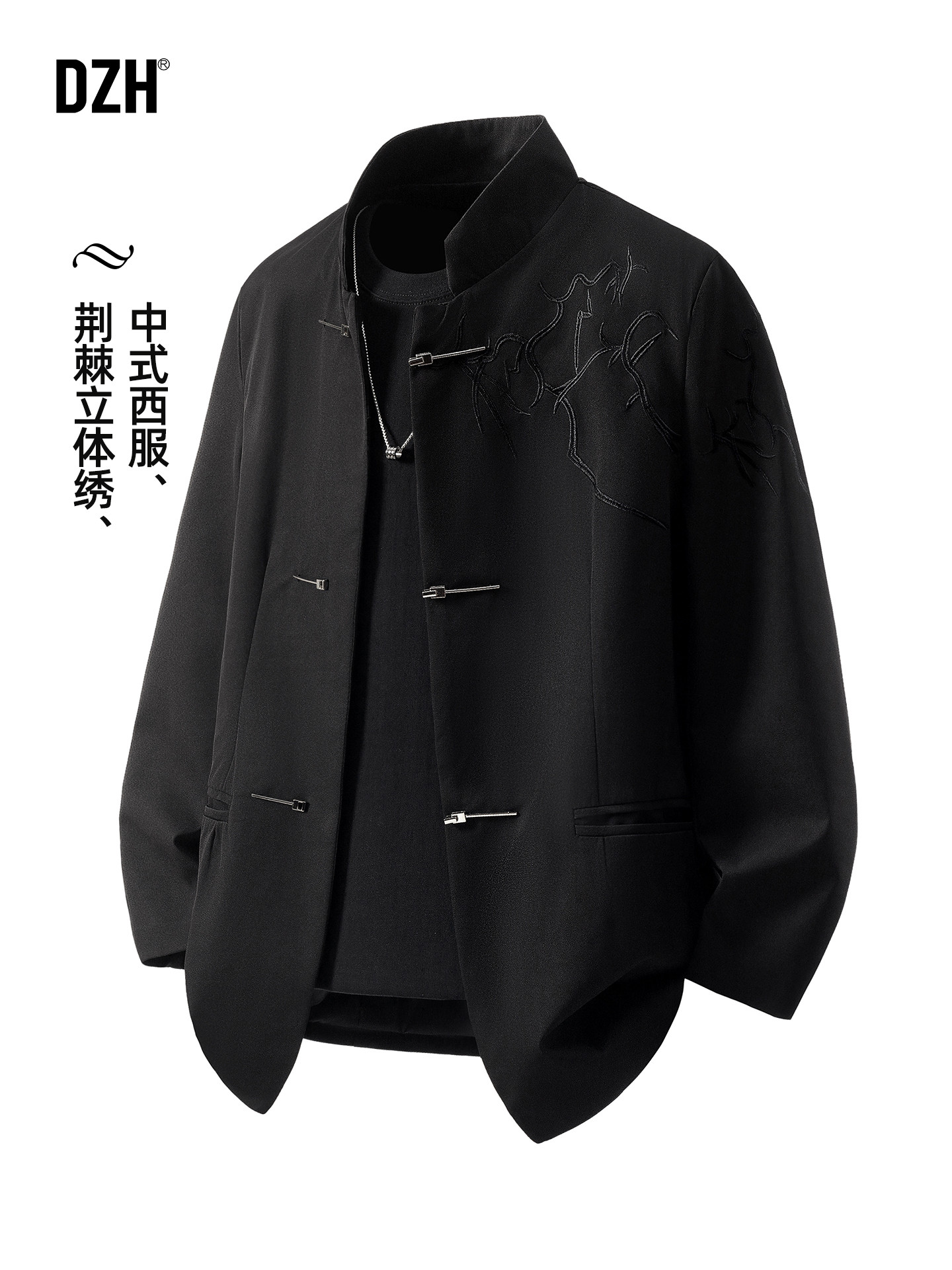 男士新中式礼服国风外套男2026新款爆款古风男装国潮结婚中式西服