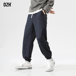 高街休闲裤 春秋男裤 2025新款 男士 男款 子男美式 男生束脚卫裤 运动裤