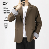 休闲西装 今年流行爆款 oversize痞帅西服日系复古外套2026新款 男士