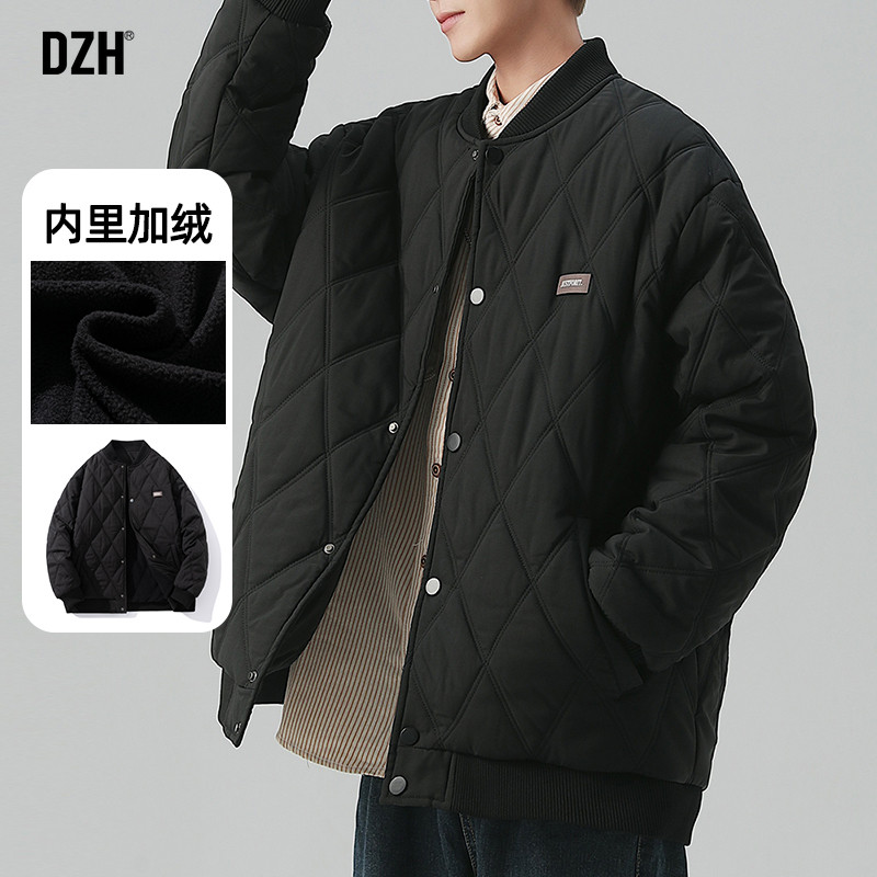 青少年棒球服棉服外套男冬季加厚2025年新款保暖棉衣夹克冬装棉袄