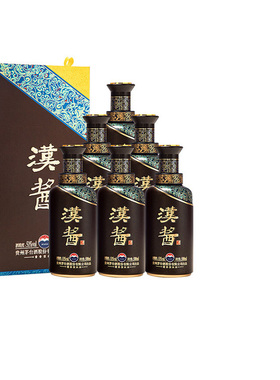 中酒网 茅台股份公司出品51度汉酱3.0酒500ml*6酱香白酒收藏送礼