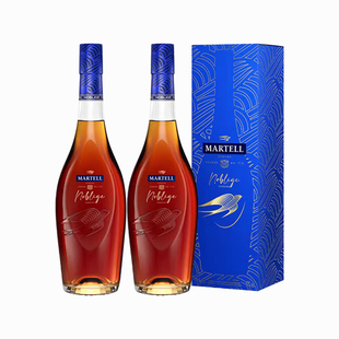 Martell马爹利名士350ml*2瓶双支法国原装进口干邑白兰地洋酒