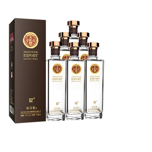 天佑德青稞酒52度出口型750ml
