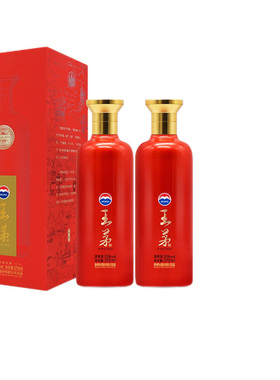 中酒网 贵州茅台酒53度王茅祥泰红375ml*2瓶 酱香型白酒 婚宴送礼