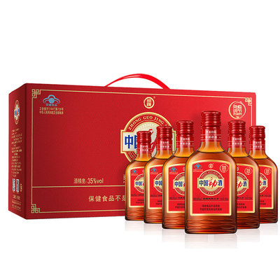中国劲酒35度125ml*6瓶礼盒
