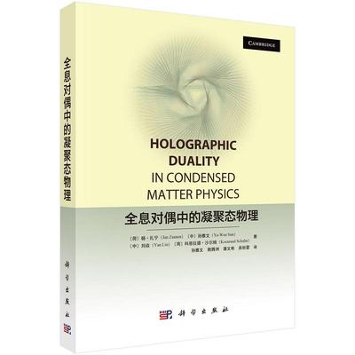 全息对偶中的凝聚态物理9787030816726孙雅文科学出版社