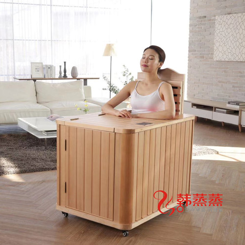 发汗蒸房箱单人桑拿浴箱熏舱迷你家庭用小微型半身舱移动光波房汉