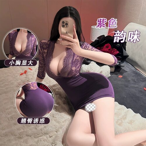 外贸速卖通欧美透明性感外贸薄款吊带睡裙蕾丝秘书包臀裙睡衣短裙