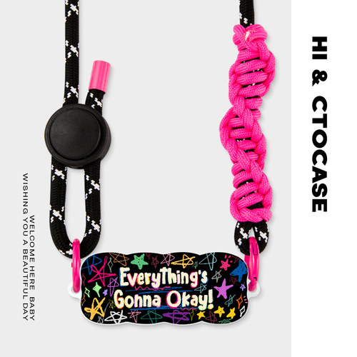 CTOCASE手机波浪背夹防丢挂绳