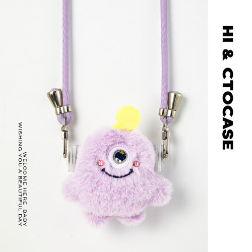 CTOCASE原创手机背夹紫色小怪兽