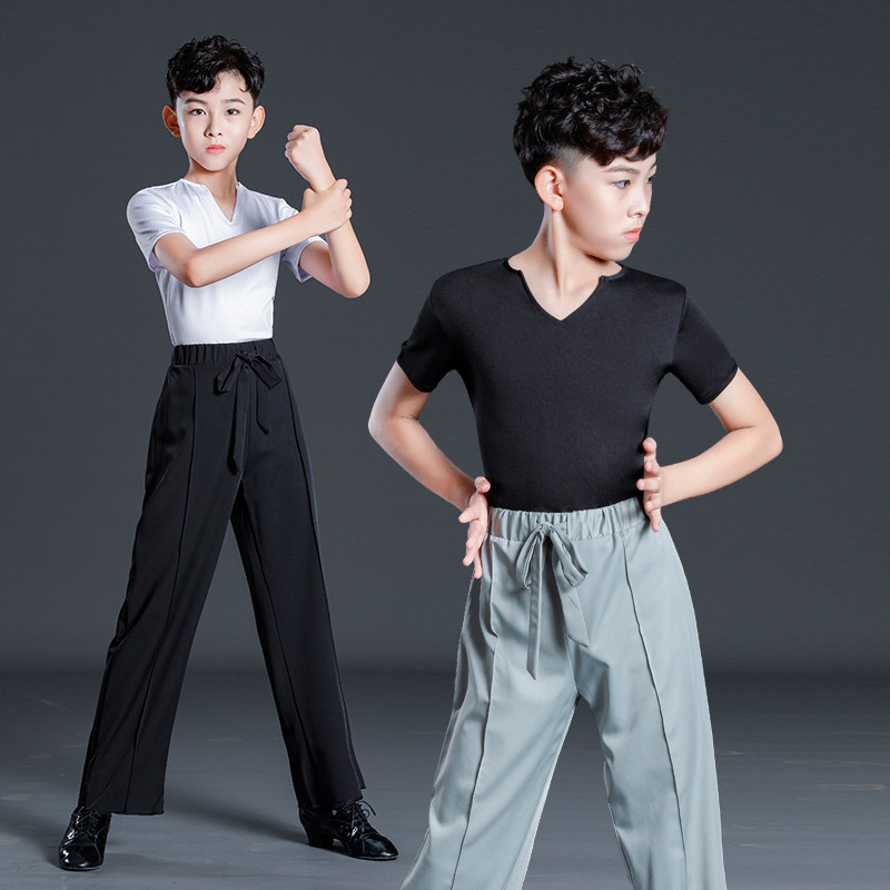 拉丁舞男童训练裤子国标舞练功服恰恰专业演出服少儿拉丁舞蹈服装,童装/婴儿装/亲子装,儿童演出服,淘宝优惠券,粉丝福利购,淘宝优惠卷
