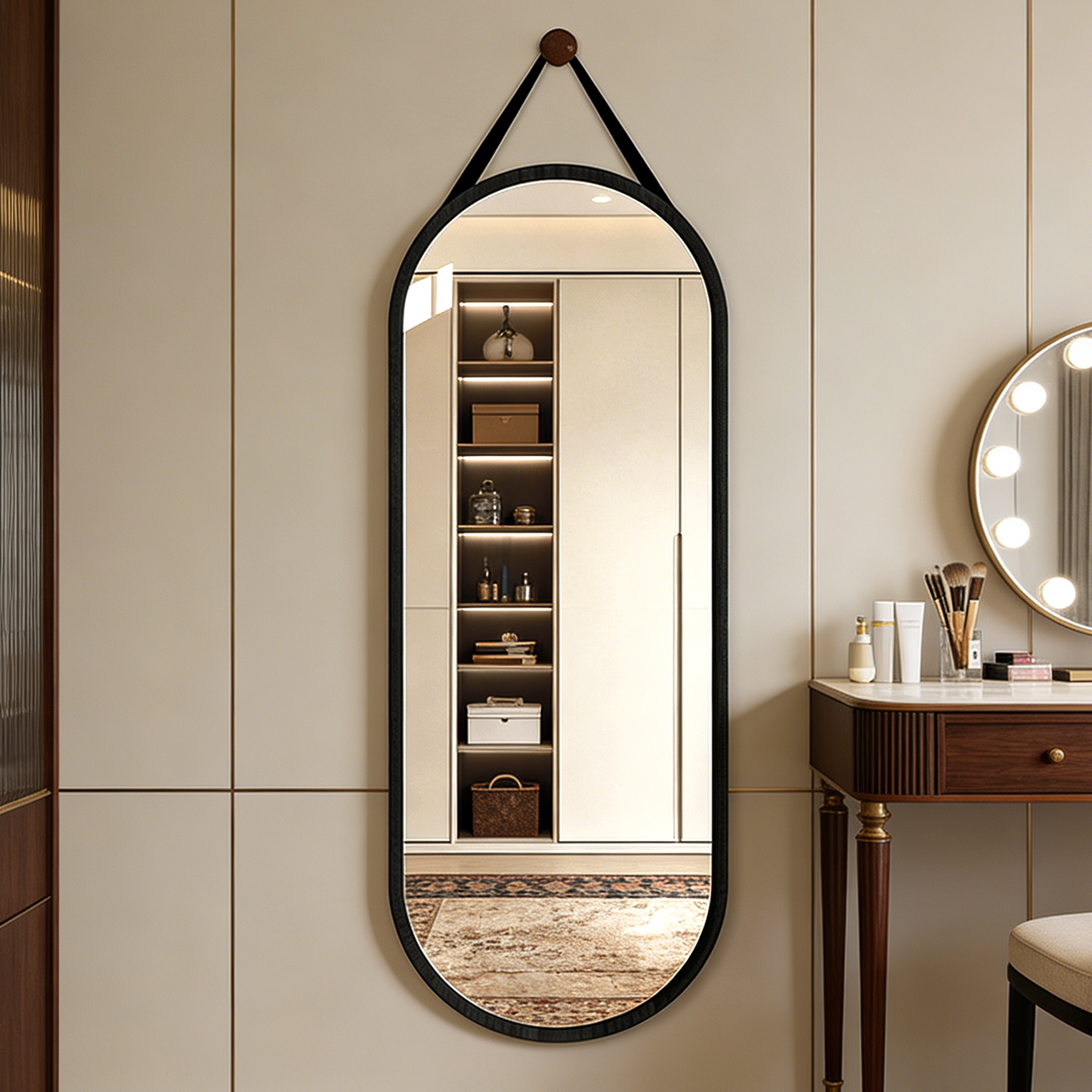 全身镜挂墙镜子家用卧室挂绳镜ins女生试衣镜学生宿舍高清穿衣镜,住宅家具,穿衣镜,淘宝优惠券,粉丝福利购,淘宝优惠卷